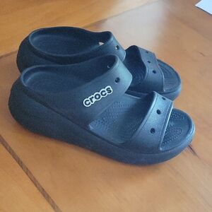 CROCS  Platform Slide Sandals